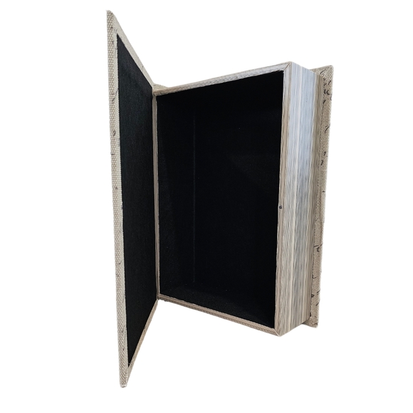 Burlap Paris Eiffel Tower Decorative Nesting Book Boxes - Picture 5 of 7